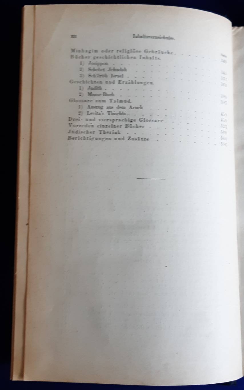 GRÜNBAUM, MAX. Jüdischdeutsche Chrestomathie. Zugleich ein Beitrag zur Kunde der hebräischen Literatur.