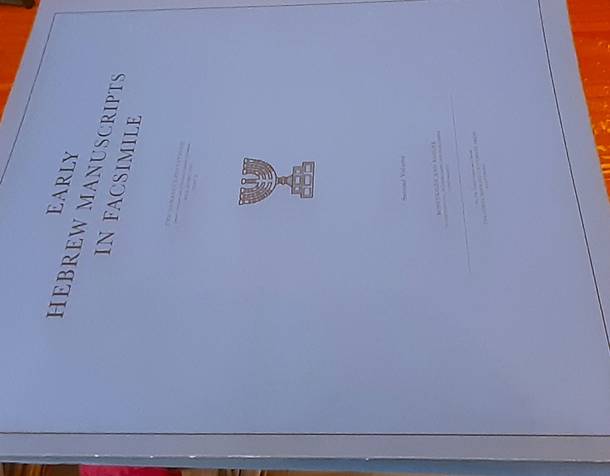 LOEWINGER, D.S. & M. BEIT-ARIE (eds.). (Hebrew). Damascus Pentateuch. Manuscript from about the year 1000 containing almost the whole Pentateuch. Jewish National and Univ. Library, Jerusalem, Hebr. Quart. 5702. Facsimile edition in 2 vols. With introductions by D.S. Loewinger and Malachi Beit-