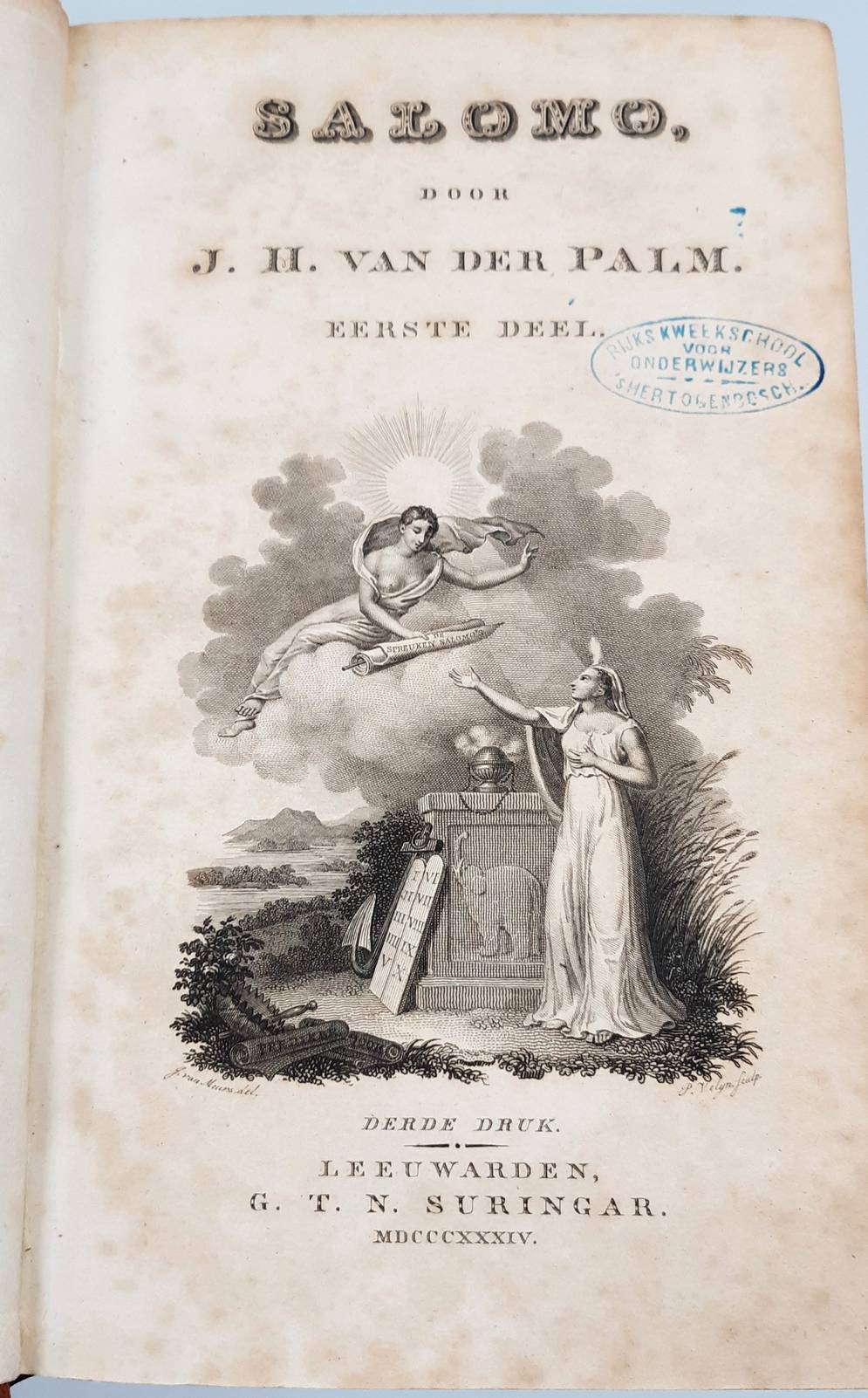 PALM, J.H. VAN DER. Salomo, door J.H. van der Palm. Deel 1-7.
Derde druk. 7 vols. (of 9).