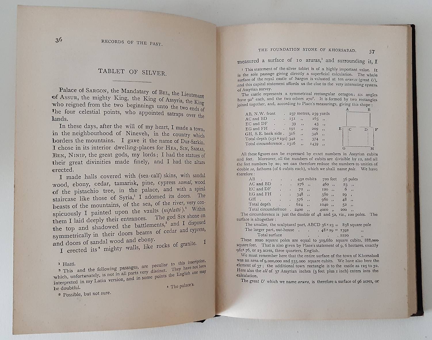 Records of the past: being English translations of the Assyrian and Egyptian monuments
published under the sanction of the Society of Biblical Archeology. Vols. 1-6, 8 and 11 (of 12)