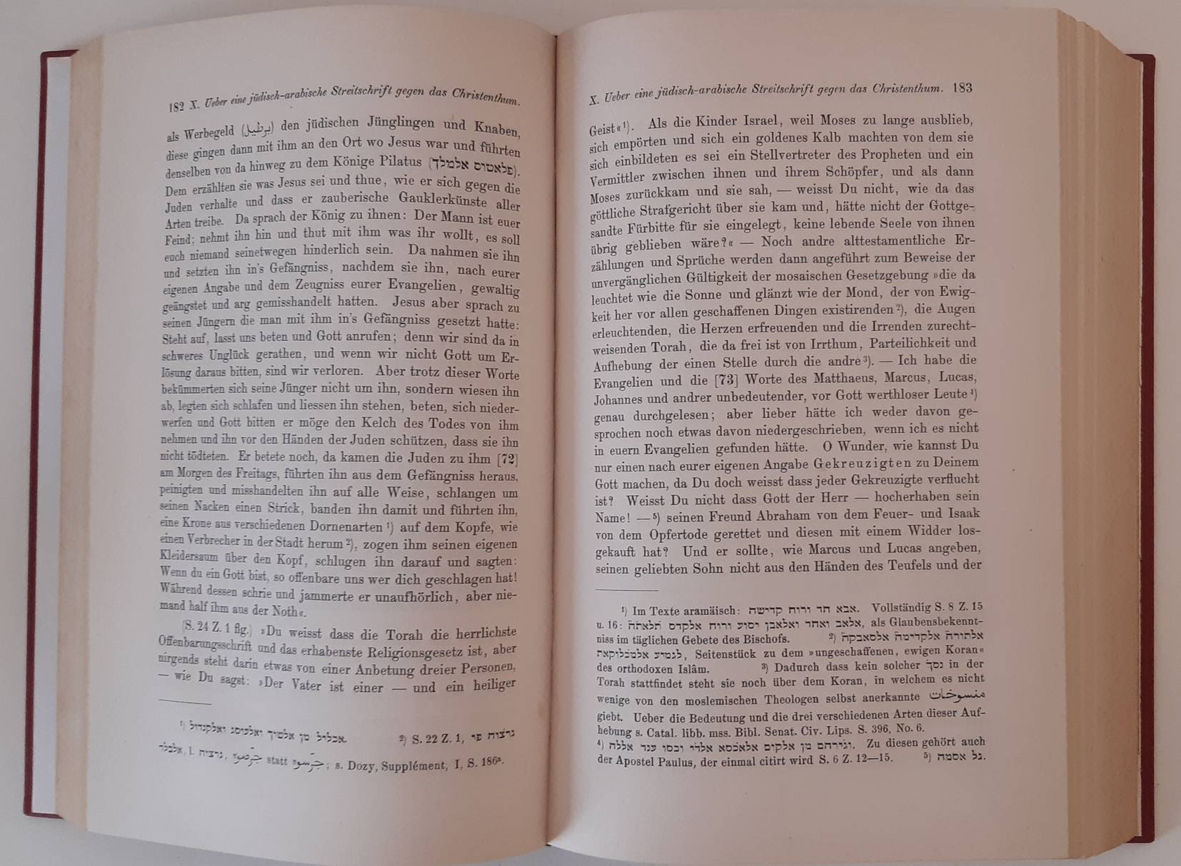 FLEISCHER, H.L. (1801-1888). Kleinere Schriften. Gesammelt, durchgesehen und vermehrt. Band I, 1-2, Band II, 1-2, Band III. Complete set.