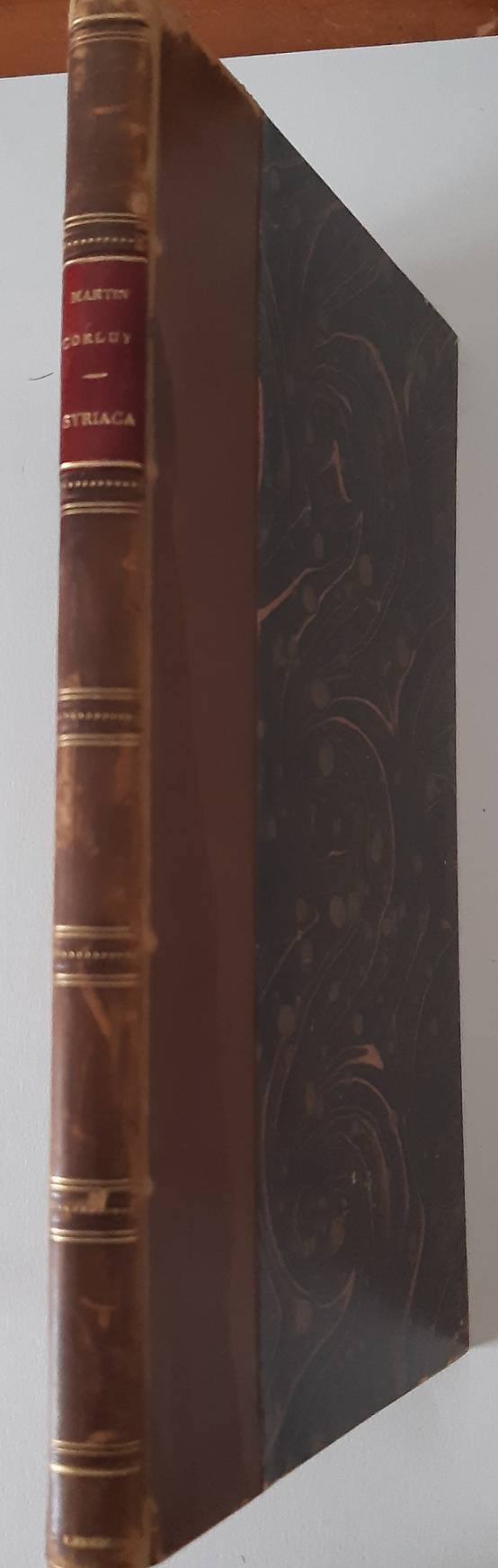 MARTIN, ABBÉ. Discours de Jacques de Saroug sur la chute des idoles. (Extrait du tome XXIX de la Zeitschr. der Deutschen Morgenland. Gesellschaft). Leipzig, Imprimerie de G. Kreysing, 1875. Bound with: id. Les premiers princes croisés et les syriens jacobites de Jérusa