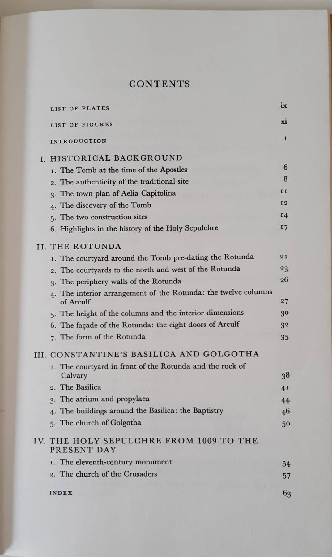 COÜASNON, CHARLES. The Church of the Holy Sepulchre Jerusalem (The Schweich Lectures 1972).