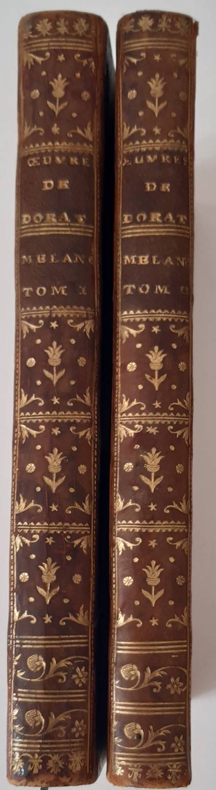 ANONYMOUS. Lettres en Vers, et Oeuvres Mêlées de M D**, çi devant Mousquetaire, recueillies par lui-même. Tome premier. Oeuvres Mêlées en Vers et en Prose.... Tome second. 2 vols.
