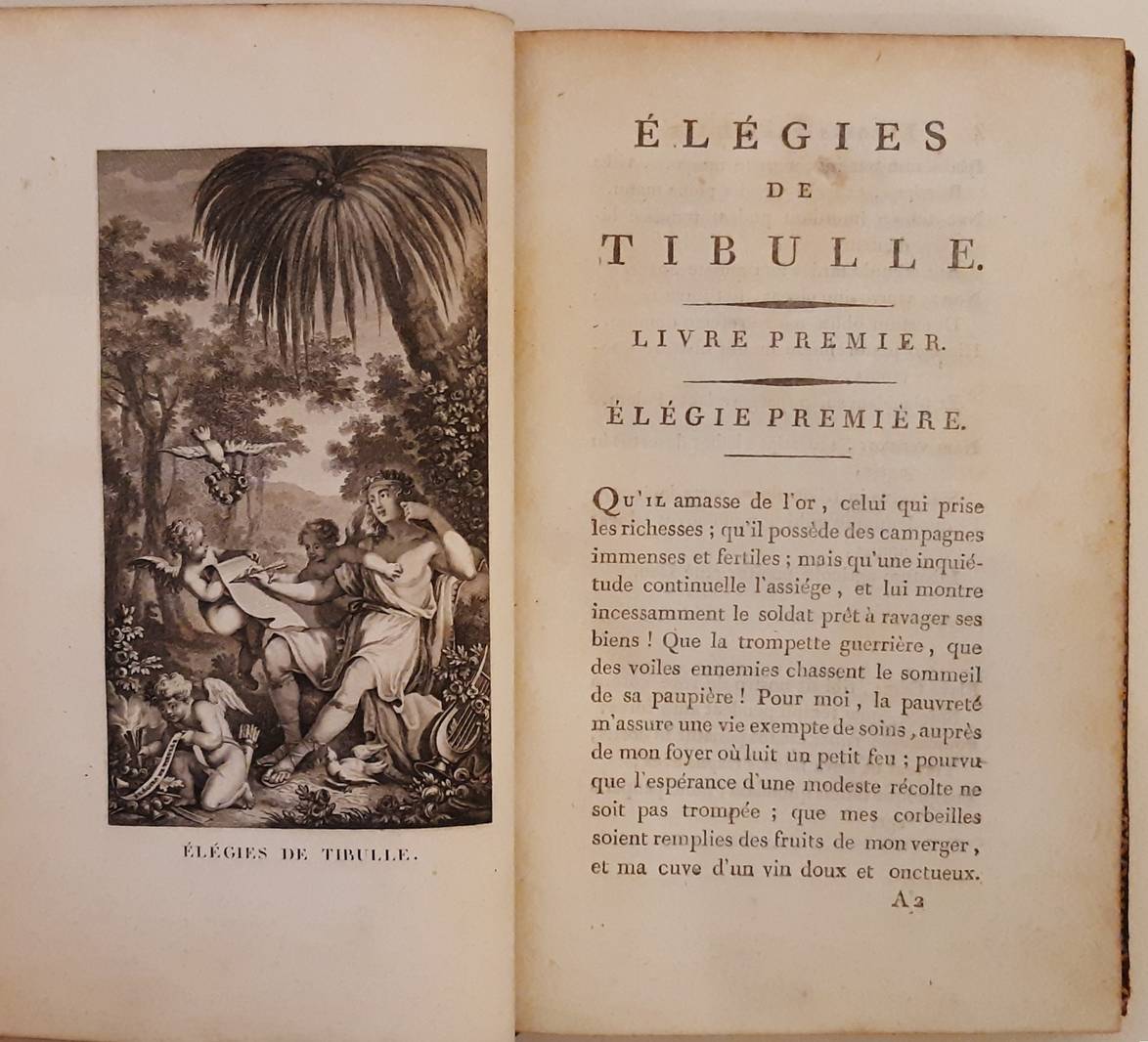 MIRABEAU (Honoré Gabriel Riqueti, comte de) (1749-1791)Mirabeau)MIRABEAU, Honoré Gabriel Riquetti, comte  Élégies de Tibulle, Avec des notes et recherches de Mythologie, d'Histoire et de Philosophie; suivies des Baisers de Jean Second; traduction nouvelle, Adressée du Donjeon de Vincennes, par Mirabeau, l'aîne, à Sophie Ruffey. 3 vols.