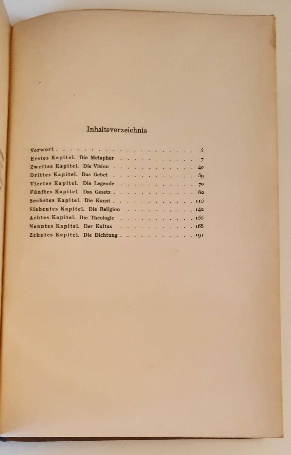 WIENER, MEIR. Von den Symbolen. Zehn Kapitel über den Ausdruck des Geistes. (1.- 3.Tausend)
